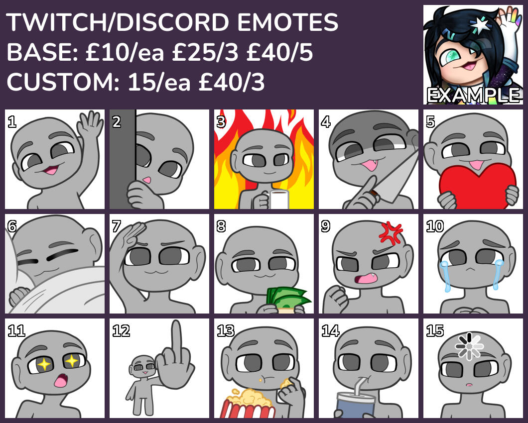 Commission Sheet